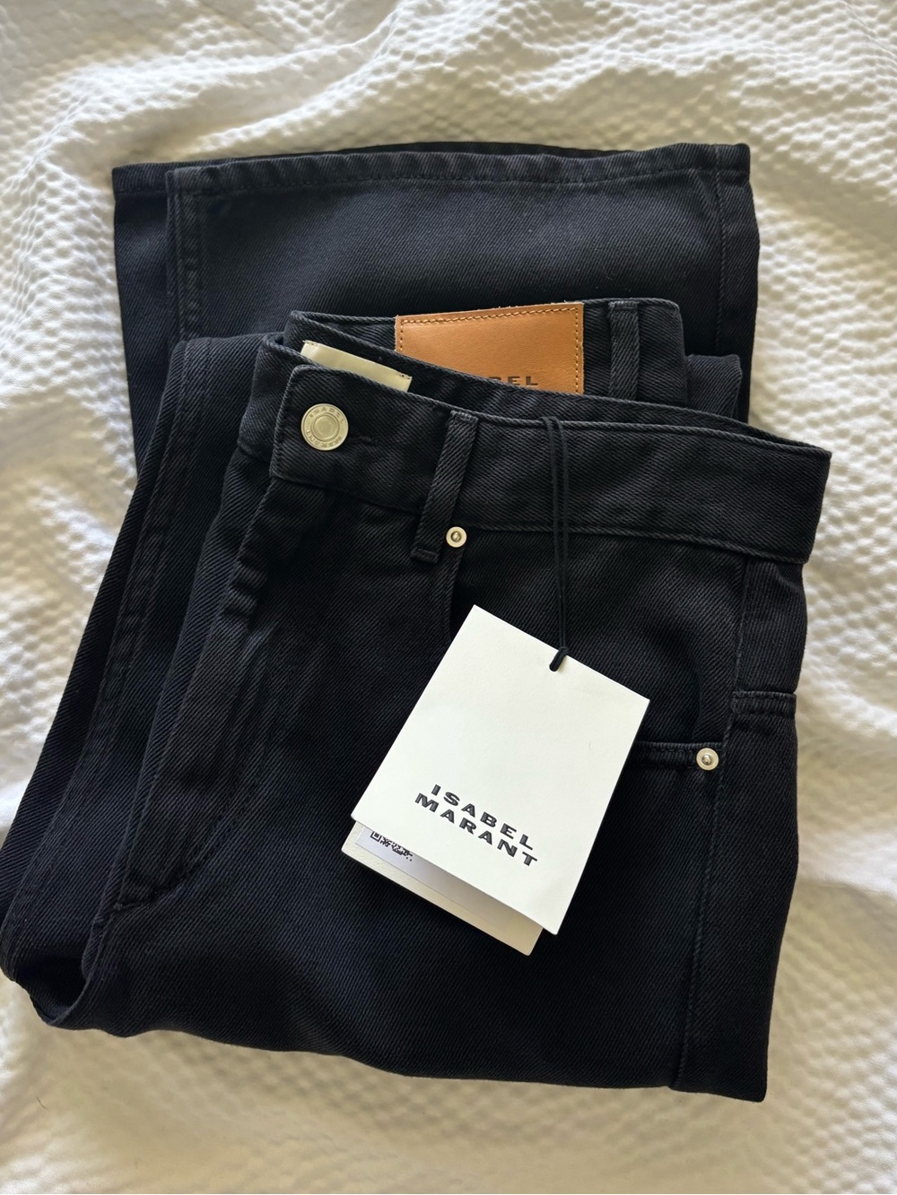 Isabel Marant Belvira Mid- Rise Boot Cut Jeans